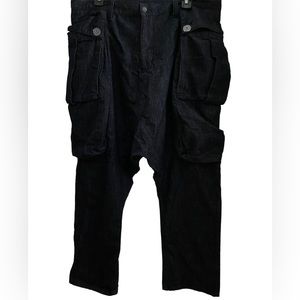 Tailored drop crouch jeans by Drifter